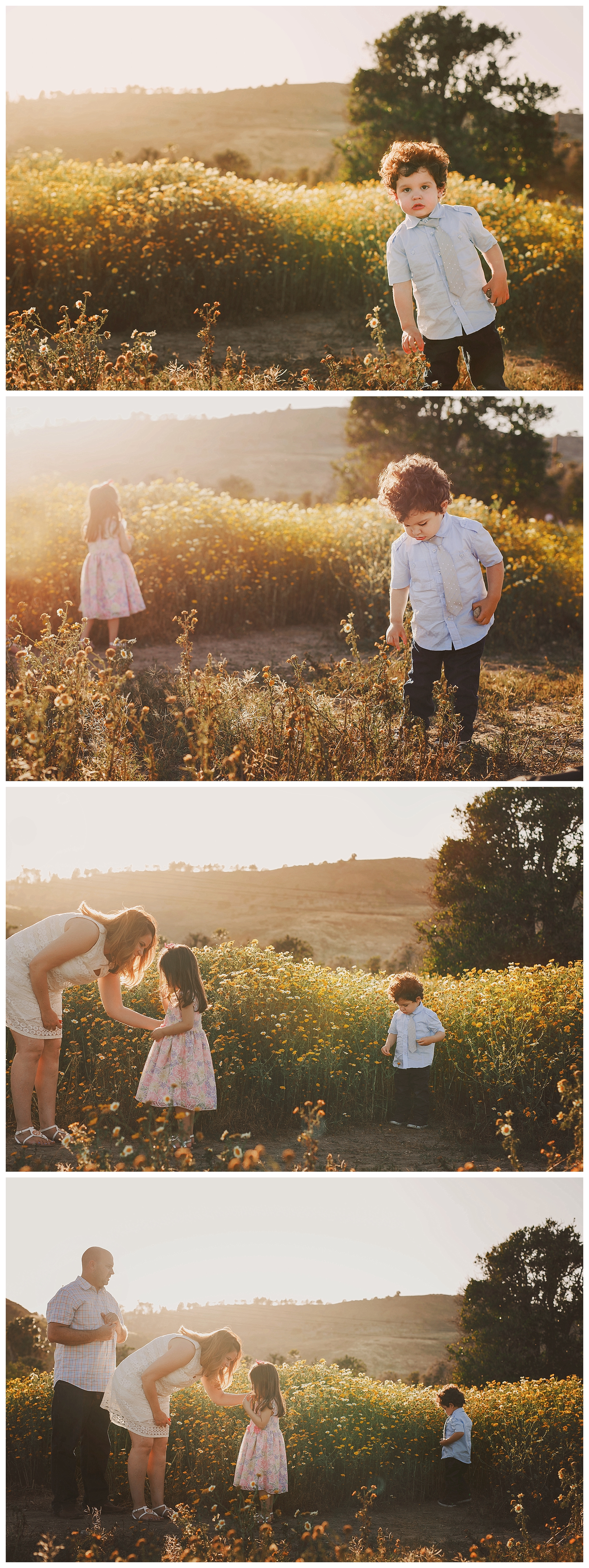 Orange County spring family session photographer Orange County playful family session photographer